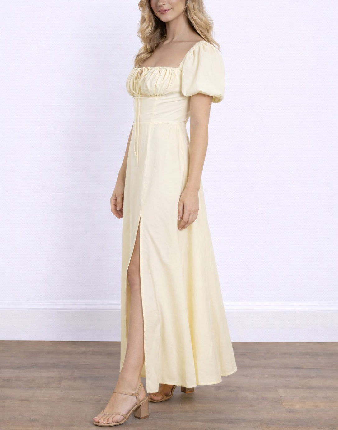 Off Shoulder Milkmaid Maxi Dress Sewing Pattern