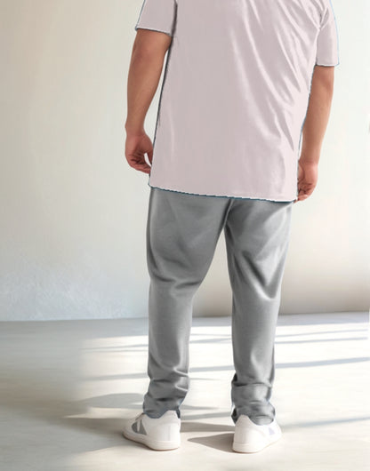 Back view of Plus Size Drawstring Jogger Pants.