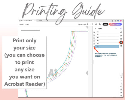 Plus Size Mens Bomber Jacket sewing pattern printing guide.
