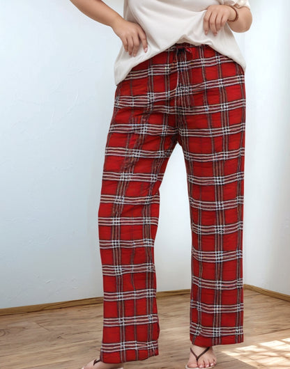 Front view of Plus Size Pajama Pants.