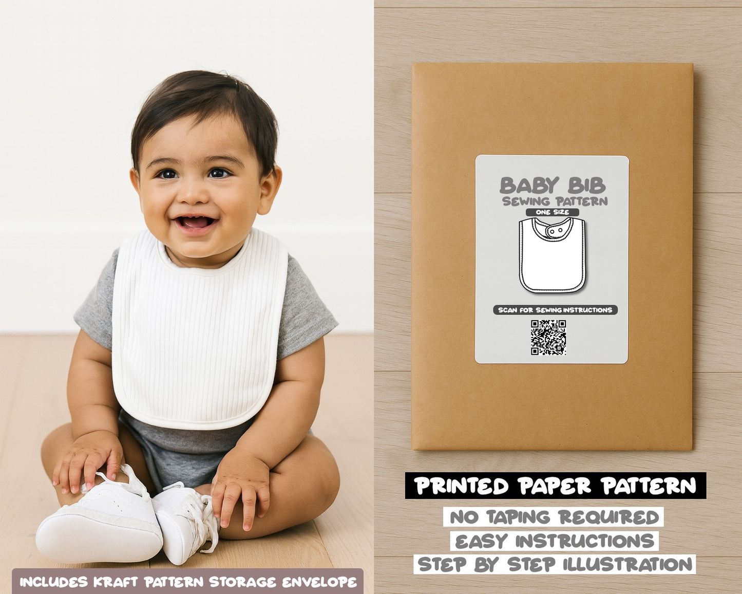 Baby Bib Sewing Pattern