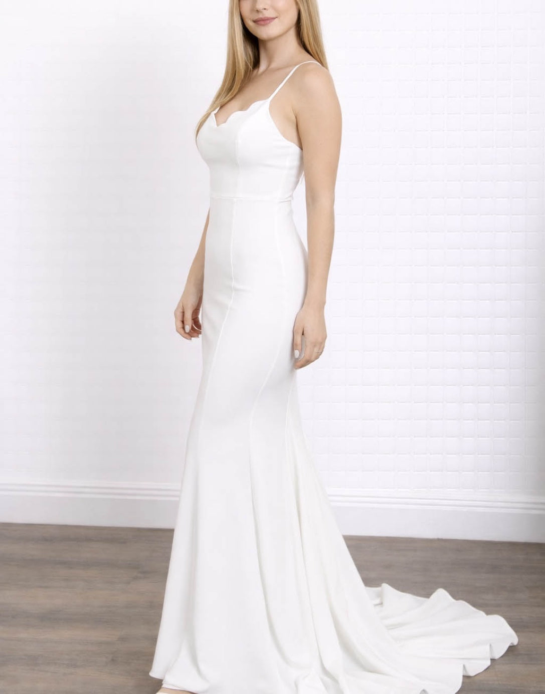 Scallop Neck Mermaid Hem Cami Wedding Dress Sewing Pattern – Patterns For Less Scallop Neck Mermaid Hem Cami Wedding Dress Sewing Pattern – Patterns For Less
