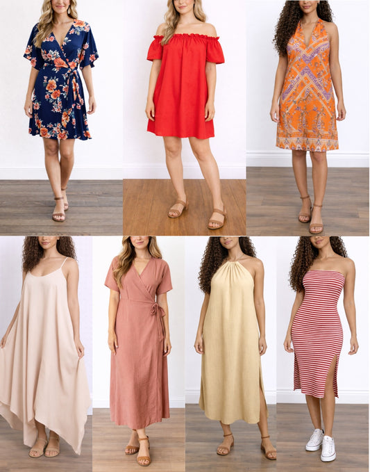 Summer Dress Sewing Patterns pdf sewing pattern with easy instructions and step by step illustrations.