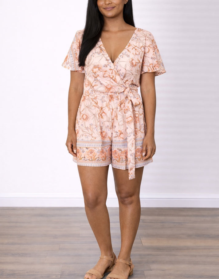 Surplice Belted Romper Sewing Pattern – Patterns For Less