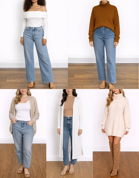 Sweater PDF Sewing Patterns with easy instructions and step by step illustrations.