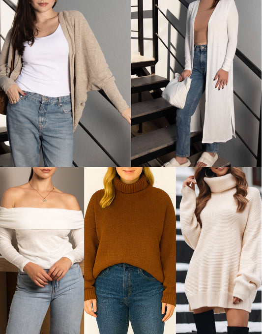 Sweater Weather PDF Sewing Patterns with easy instructions and step by step illustrations.