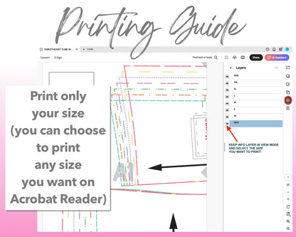 Sweetheart Tube Wedding Mini Dress sewing pattern printing guide.