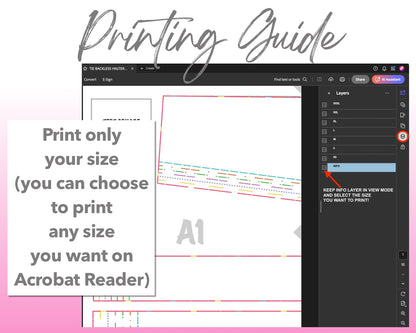 Tie Backless Halter Top sewing pattern printing guide.