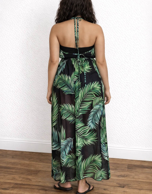Tie Front Halter Neck Backless Coverup Jacket Sewing Pattern – Patterns ...