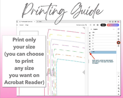 Tie Shoulder Cami Corset Midi Dress sewing pattern printing guide.