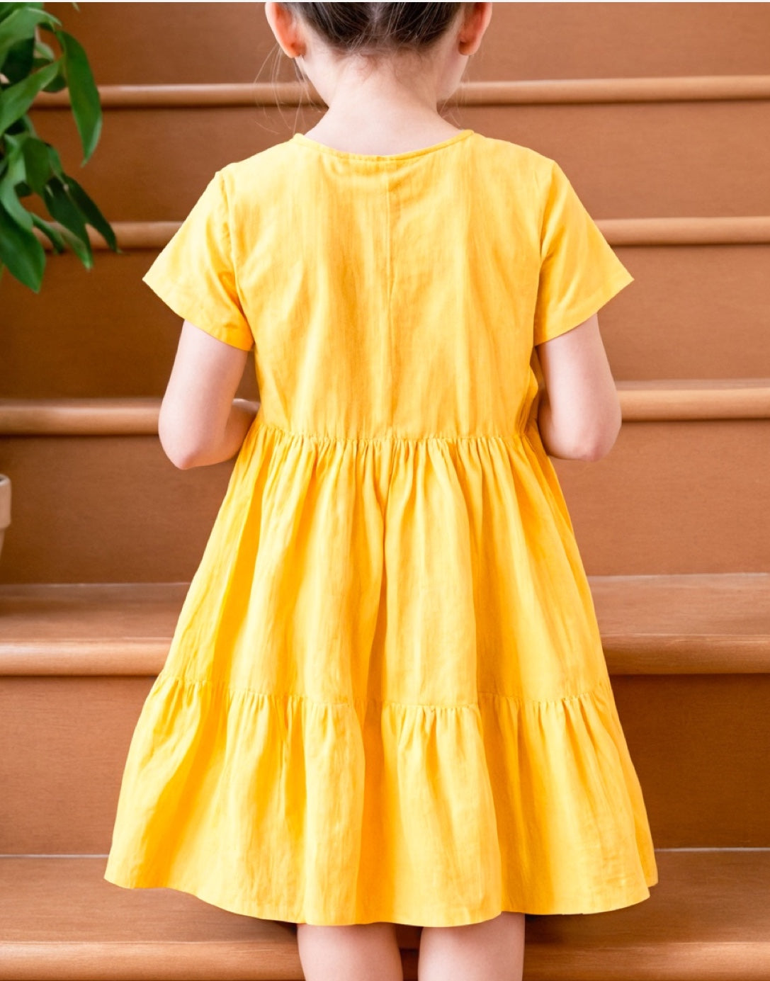 Toddler Girl Ruffle Hem T Shirt Dress Sewing Pattern