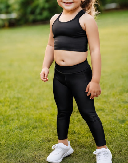 Front view of Sport Tank and Leggings Set.