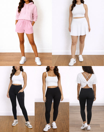 Workout Gym PDF Sewing Patterns with easy instructions and step by step illustrations.